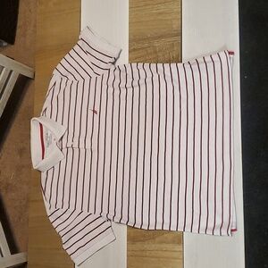 NAUTICA Performance Deck Classic Fit Short Sleeve Collard Shirt Mens SIZE XL